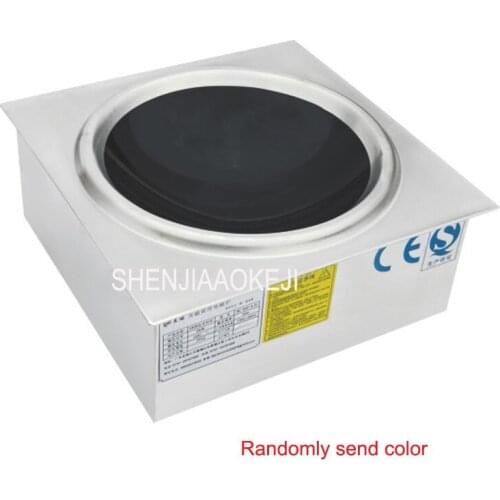 Commercial induction cooker Single Head Embedded Stove Fast Food Restaurant Canteen Household induction cooker 220V 3.5kW 1pc