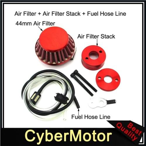 Red Air Fuel Filter Carb Vstack For Zenoah G23LH G2D Goped 23cc Bigfoot Bladez
