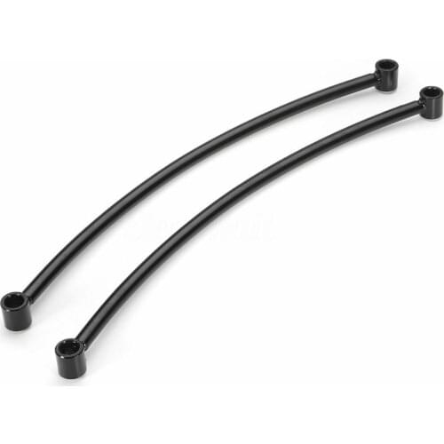 Black Rear Fender Rail Support Bracket Mount Holder For Harley Cruiser Chopper Cafe Racer Old School Bobber Touring