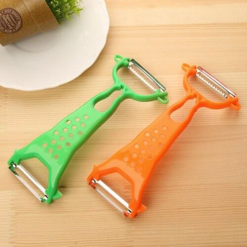 Multi-Function Small Volume Four-Effect Ploughing Double-Head Grater Apple Peeler Fruit Peeling Knife Vegetable Planing Melon