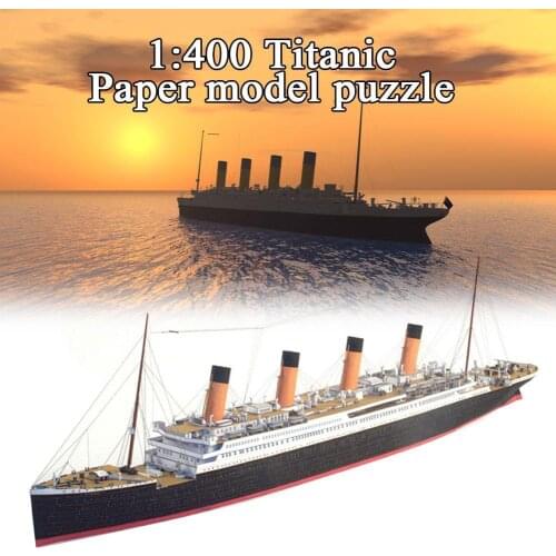 1:400 British Titanic Cruise Ship Paper Model Ship Toy DIY Army Model Puzzle ChildrenS Fan Paper Handmade Gift