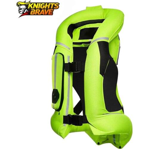 Motorcycle Air-Bag Vest Reflective Body Armor Men Moto Riding Jacket Motocross Airbag System CE Protector Safety Protective Gear