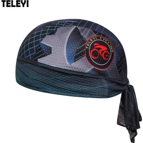 TELEYI Cycling Headbands Men Bike Bicycle Cycling cap Bandana Hat Breathable Sweat Helmet hat Pirate Head Scarf Headband