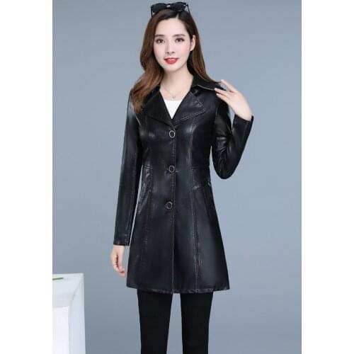 OLGITUM Women's Leather Jackets