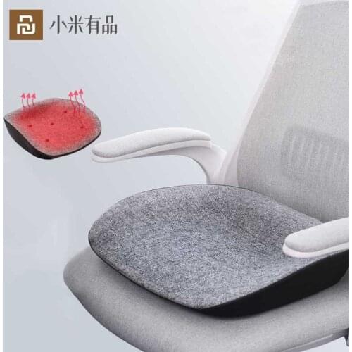 Youpin Wedge Seat Cushion Heating Car Chair Cushion Support Back Massager Waist Pillow Hip For Car Home Office