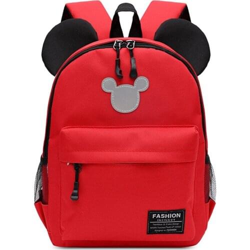 New Disney kindergarten bag cartoon Mickey childrens backpack 2-5 years old boys and girls school bag travel backpack