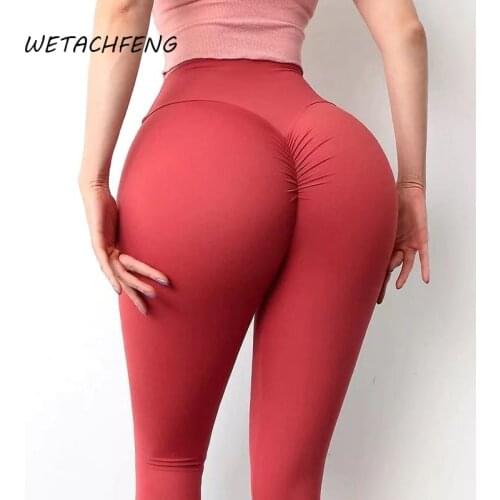 Sexy Seamless Leggings Solid Skinny High Waist Push Up Peach Hip Sports Fitness Gym Long Pants 2021 Fashion Plus Size Trousers