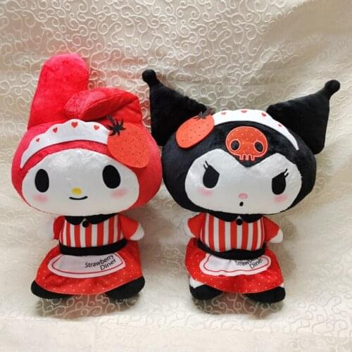 Cute 38cm Cinnamorol Kuroml Melodl Plush Toys Stuffed Animal Soft Doll Kids Birthday Gift Cartoon Anime