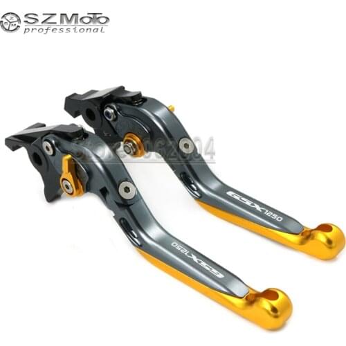 For SUZUKI GSX1250 F/SA GSX 2010-2017 2016 2015 Motorcycle Accessories Folding Extendable Adjustable Brakes Clutch Levers CNC