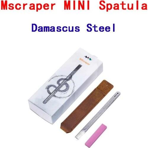 Mscraper MINI Scraper Knife Hand Tools Damascus Steel Sharp Durable Precision Sharp Blade Industrial Scraper DIY Working Repair