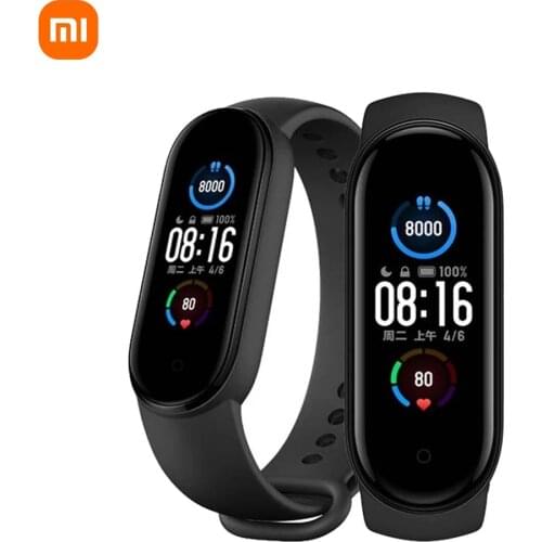 Xiaomi Mi Band 5 Smart Bracelet 1.1" AMOLED Screen Smart band Fitness Traker BT 5.0 Sport Waterproof Smart Band Miband5