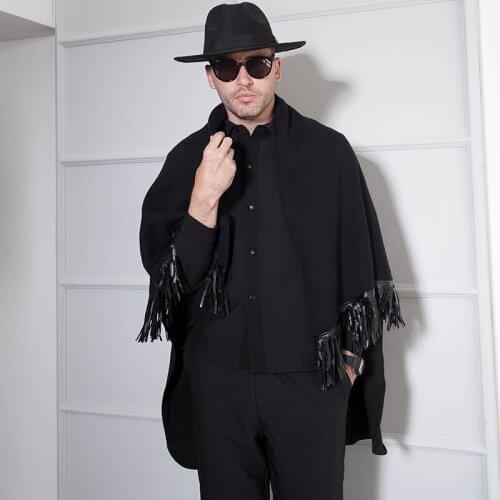 Europe and the United States high street style thick woolen overalls wild autumn and winter warm casual feet long pants type mal