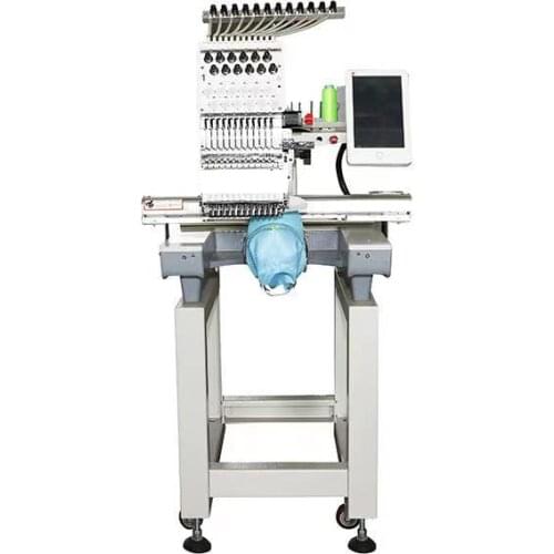 High Speed One Head Embroidery Machinery bordadora maquina de bordar T-Shirt Flat Home Embroidery Machine Computerized