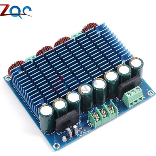 XH-M252 2*420W Ultra High Power Digital Amplifier Module AC 24V Stereo TDA8954TH Dual Chip Digital Power Amplifier Board