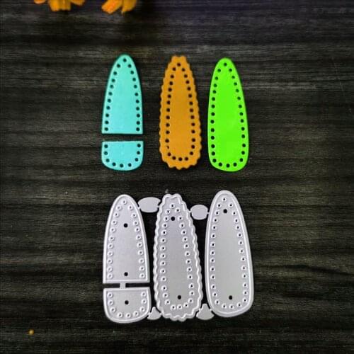 Hair clip Metal Cutting Dies for DIY Scrapbooking Album Paper Cards Decorative Crafts Embossing Die Cuts