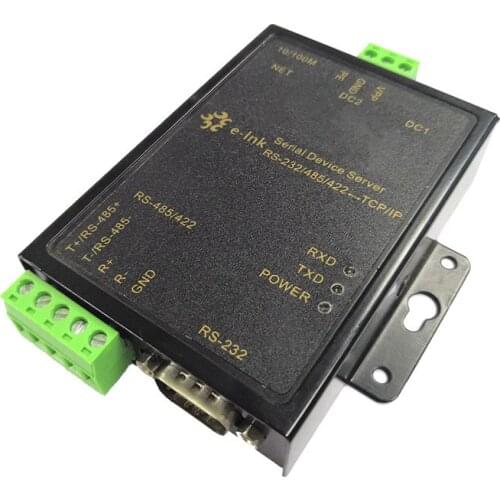 1 port RS232/422/485 to Ethernet Serial Server 10/100M Serial IP Converter