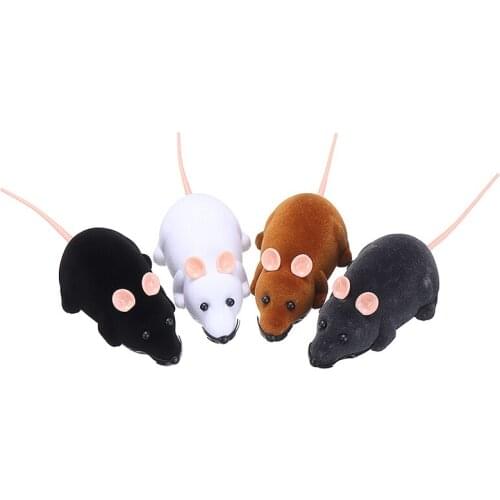1pcs Wireless Electronic RC Mice Toy Mouse Remote Control Rat Mouse Toy for Cat Pet Moving Mouse Kids Toys