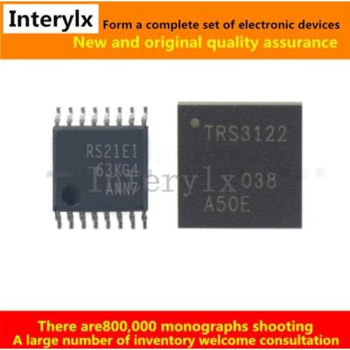 2Pcs TRS3221EIDBR TRS3221 SSOP-16 TRS3122ERGER QFN-24 Drive The Transceiver Chip Can Match Bom List