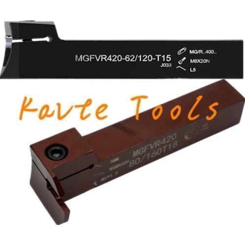 7-shaped end face groove cutter MGFVR420 double head Processing range 30 to 400 carbide insert MGMN400 MRMN400 slotting tool