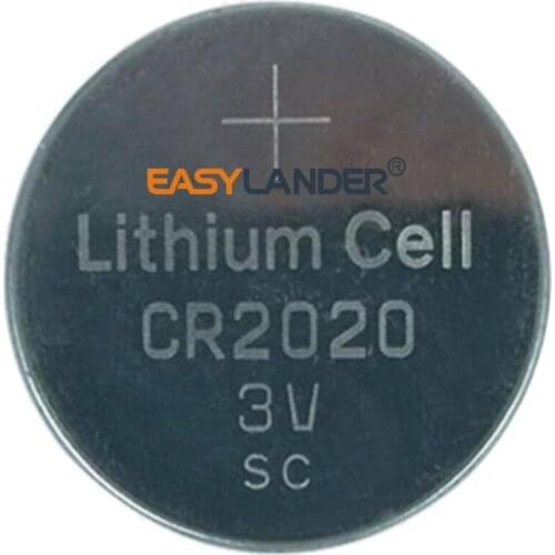New Arrival Wholesale Button Battery CR2020 3V Lithium Battery Coin Watch Cells Fast Shipping Good Quality CR Button Cell 2020