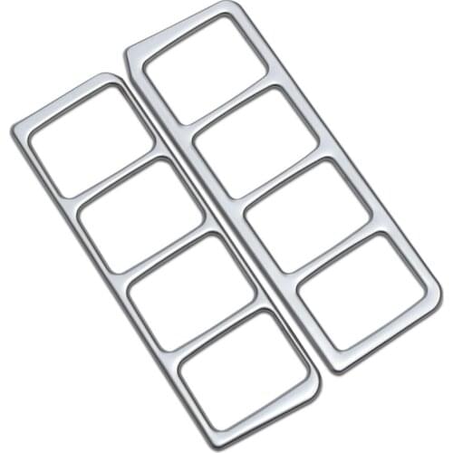 Car Fog Lamps Eco Adjust Switch Control Trim Sticker for Nissan X-TRAIL Xtrail T32 2013+ Qashqai J11 2014+ LHD