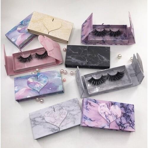 Black Marble Foil Box Eyelashes Packing Box Custom LOGO Dramatic Wholesale 3D Mink Lashes Best Lash Vendor
