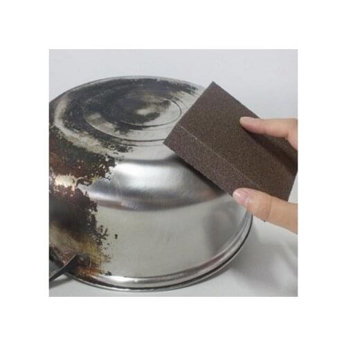 Sponge Carborundum Brush Kitchen Cleaning Brush Washing Cleaning Kitchen Cleaner Tool Kitchen Accessories drop shipping