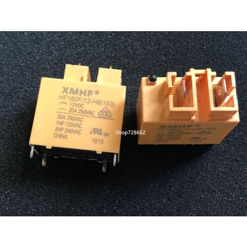HF160F 12-H6 12V Relay 12VDC 4-pin 20A HF160F