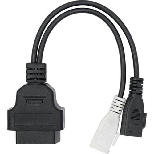 OBD II OBD2 Cable 2 x 2Pin to OBD2 16Pin Female Connector Cable Diagnostic Adapter for - VAG Seat Skoda