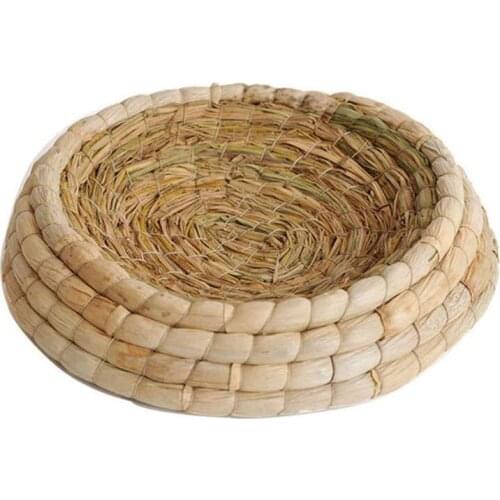 Quality Handwoven Birds Nest Corn Leaves And Straw Incubation Bed Courtship Breeding House For Pigeon/Dwarf Rabbit/Bunny/ Dove/H