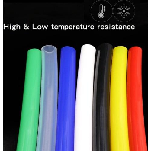 20M Colorful Flexible Silicone Tube ID 10mm x 14mm OD Food Grade Non-toxic Drink Water Rubber Hose Milk Beer Soft Pipe Connector