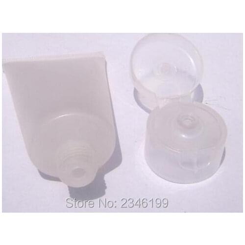 15G 15ML Frost Hose Soft Bottle, Hand Cream Tube With Flip Open Screw Cap, Plastic Skin Care Cream Bottle, 100pcs/lot