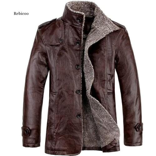 New Mens Leather Jackets Classic Motorcycle Bike Cowboy Jacket Male Velvet Casual Pu Coats Brand Clothing Plus Size 8Xl