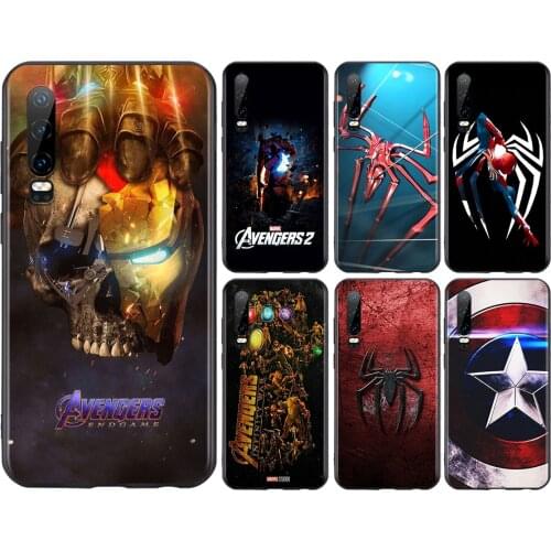 Marvel Avengers Infinity Gauntlet Logo For Huawei P50 P40 P30 P20 P10 P9 P8 Lite E Pro Plus Lite Mini 2019 2017 Soft Phone Case