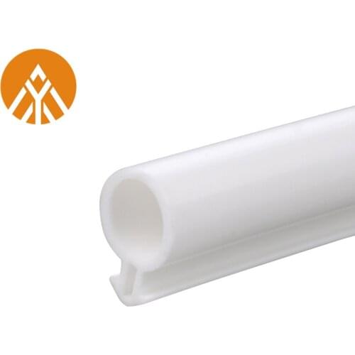 Plastic steel door and window silica gel sealing strip, plastic flat open door and window, rubber sealing strip, white O type K