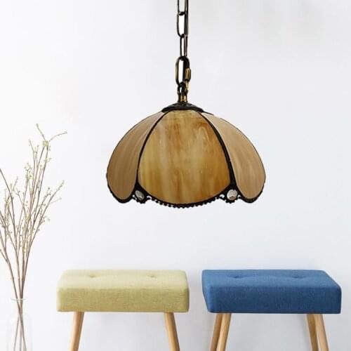 20cm Tiffany Pendant Light Mediterranean Single Head Corridor Aisle Lights Balcony Porch Creative Pendant Lights