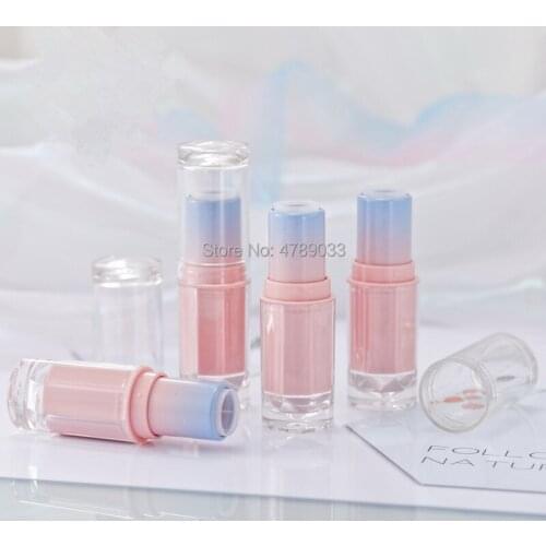 10/30/50pcs Durable Gradient Pink Empty Lipstick Tubes Container High Quality DIY Lip Balm Tube Cosmetic Bottle 12.1mm