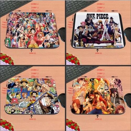 One Piece New Arrival Top Selling Print 18*22cm/25*20*cm/25*29cm Rubber Mouse Pad Computer Gaming Mouse Pad Gamer Play Mats