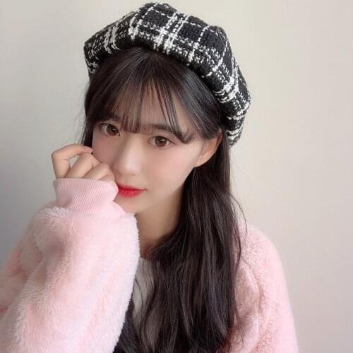 French Style Vintage Plain Beret Cap Beanie Hat Unisex Women Girls Wool Warm Winter Hat Beret Femme Hats Caps