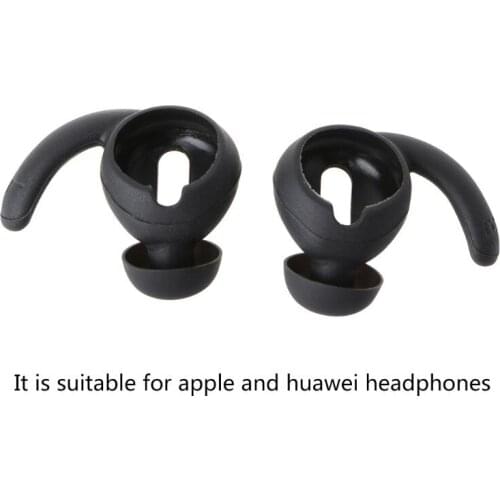 1Pair Silicone Earphone Case Cover Earbuds Eartip Ear Hook Cap for App-le iPhone
