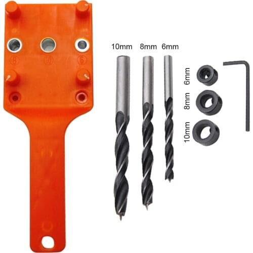 1pcs Vertical Pocket Hole Dowelling Jig Kit Punching Hole Punching Hole Locator Vertical Pocket Hole Jig Kit Drill Guide