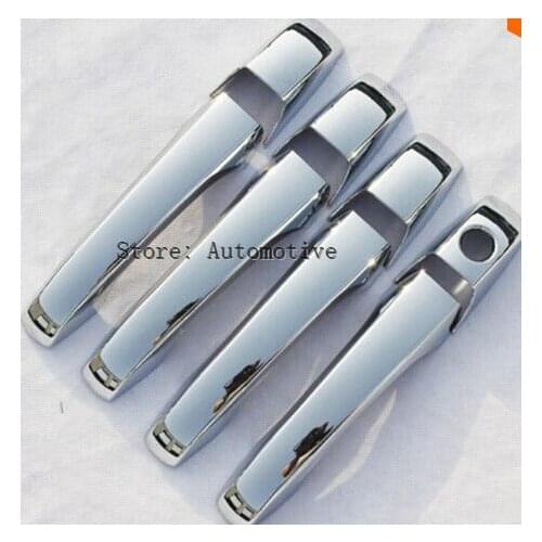 2011-2015 For jeep Patriot Chrome Side Door Outer Handles Cover Trim ABS 8pcs
