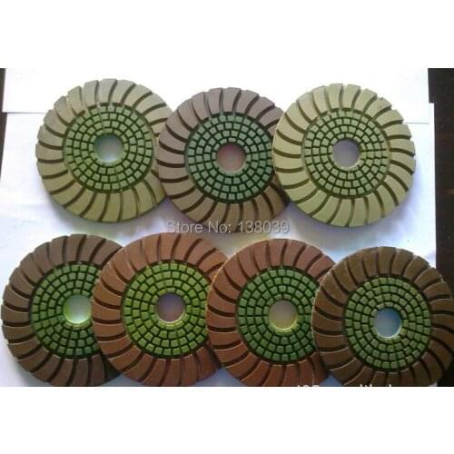 4'' Sunny Diamond wet flexible polishing pads for granite marble