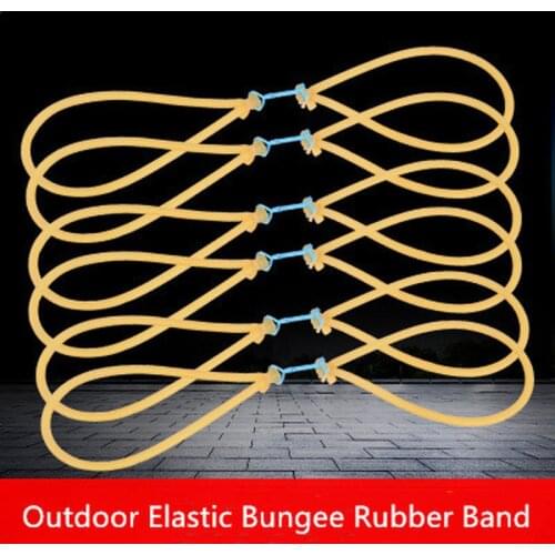 5Pcs Outdoor Elastic Bungee Rubber Band For Fishing Shooting Slingshot Catapult Replacement Use On Fishing Harpoon