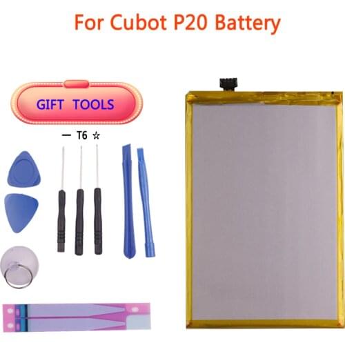 For Cubot X18 Plus Battery 4000mAh High Capacity Replacement Backup Battery For Cubot X19 Cubot P20 Battery Phone free Tools
