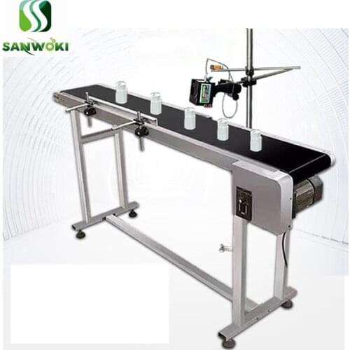 Automatic Expiry Date printer assembly line Inkjet Printer marking machine QR code printer with Laser bracket & Conveyor belt