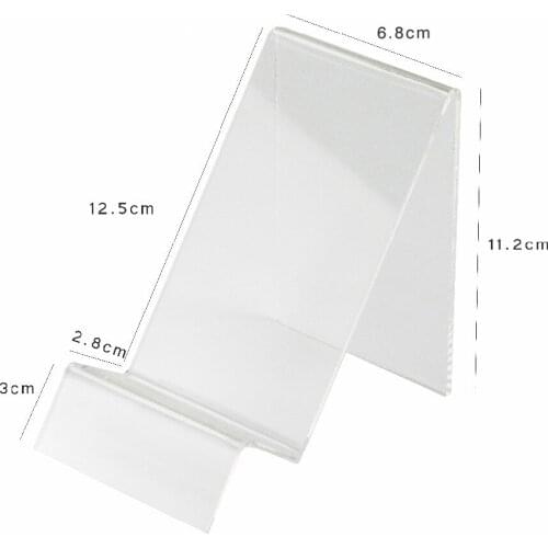 Big size Acrylic cell phone display holder shoes display rack desk A5 book display stand phone Ipad rack Table bottle display