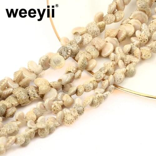 Natural Shell Necklace Conch Shell Beads Loose Spacer Beads For Jewelry Making DIY Necklace Bracelet Handicrafts Accessories
