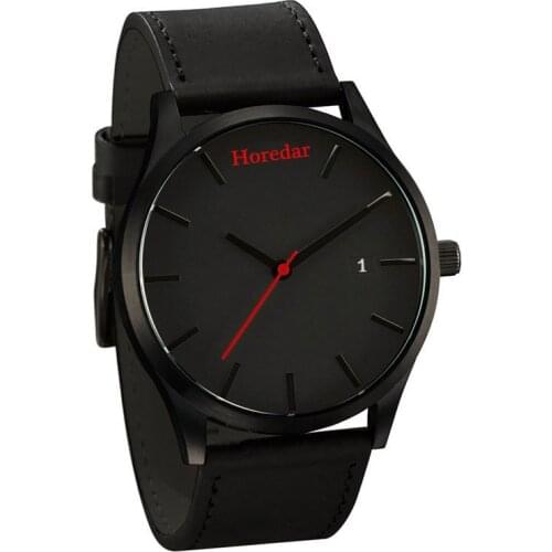 DOOBO Men's Watch With Leather Strap