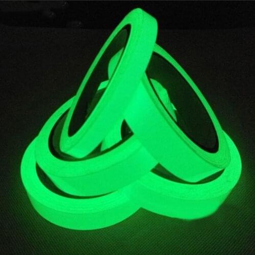 5x Glow In The Dark Fluorescent Tape Luminous Tape Stage Fishing Rod Decor
